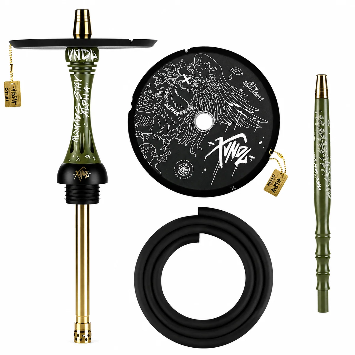 Alpha Hookah X VNDL Olive